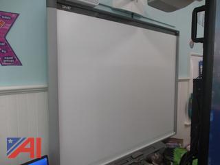 Wall Mounted SMART Board with Projector